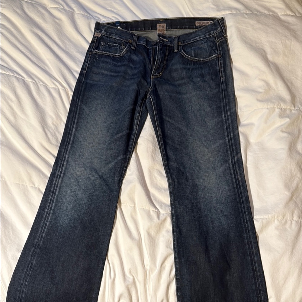 Citizens Of Humanity Blue Straight Jeans